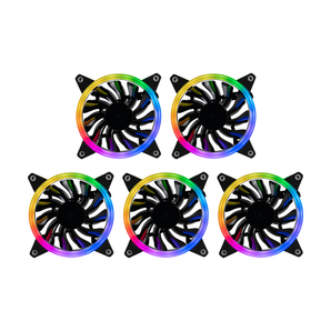 Halo ARGB 120mm Case Fans PWM 5-pack
