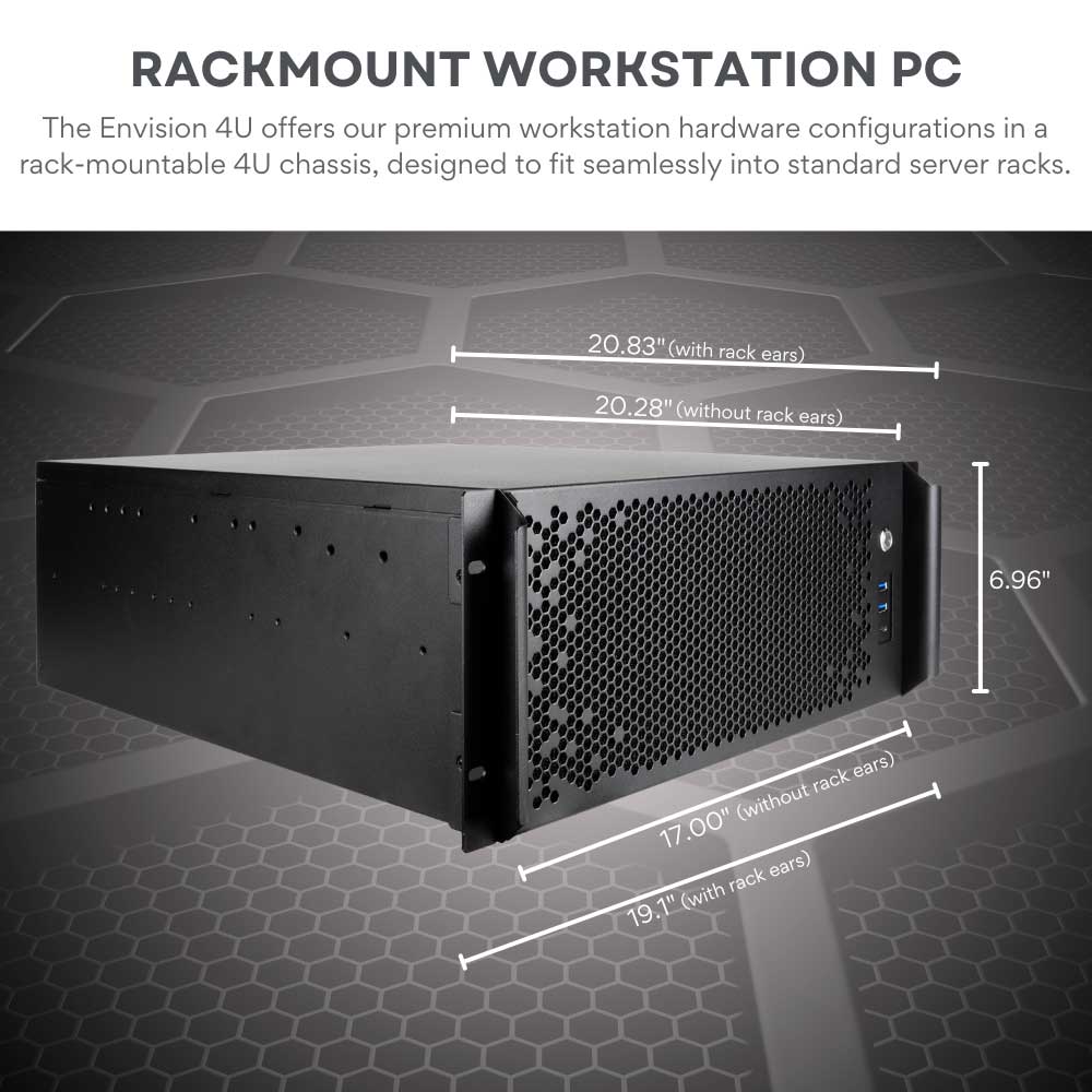 Hpc Racks Nvidia AI HPC Rackstation (up to 2x RTX 6000 96GB & 96-core TR 9995WX ...