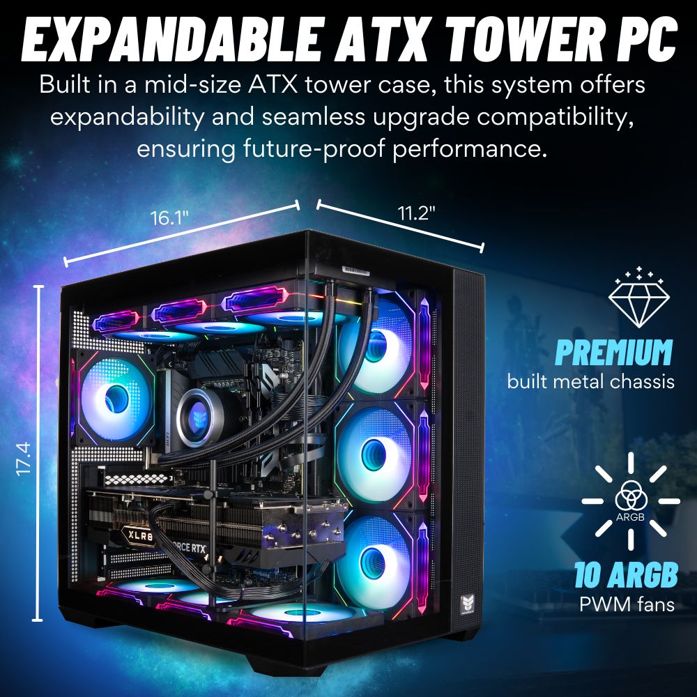 Panorama Gaming PC (up to RTX 5080 & 5090) – Empowered PC