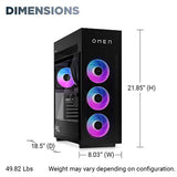 With its top-mounted Cryo Chamber CPU liquid cooler, the Omen 45L is the coolest RTX 5090 or RTX 5080 PC for gaming.