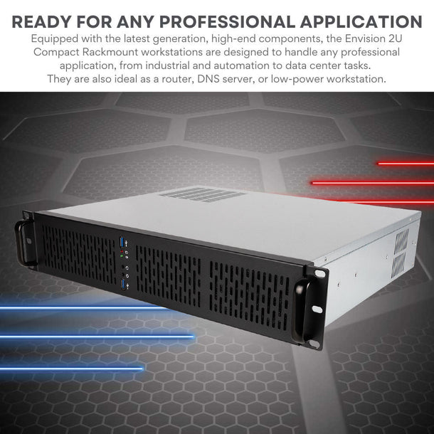 2u Rackmount Workstation Envision 2U Workstation (up to i9-14900) - Empowered PC