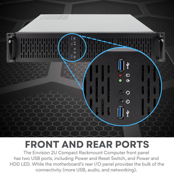 Envision 2U Workstation (up to i9-14900) - Empowered PC