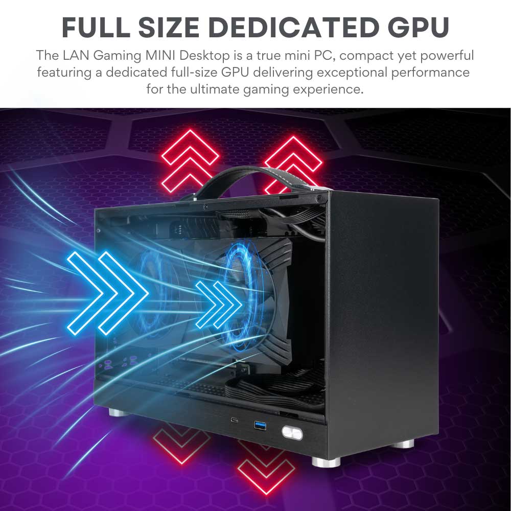 Lan Gaming Computer LAN Gamer 8L Mini PC (up to RTX 5080) - Empowered PC