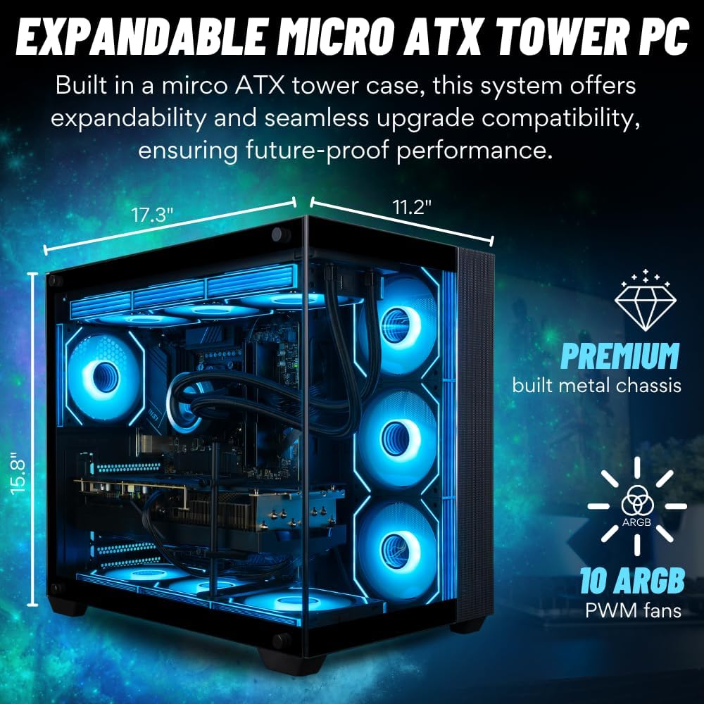 Panorama Gaming PC (up to RTX 5080 & 5090) – Empowered PC
